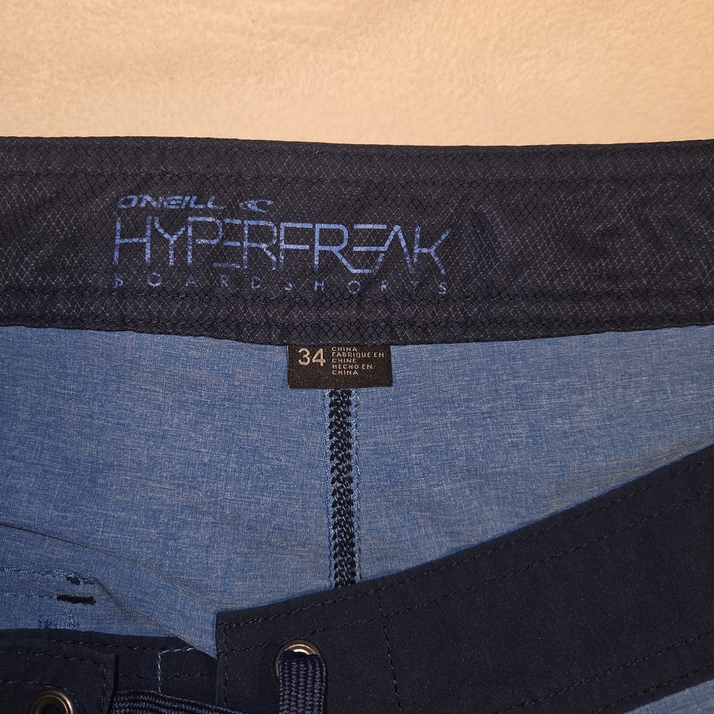 O'Neill Navy and Light Blue Board Shorts - Picture 6 of 7